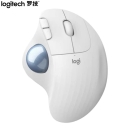 罗技（Logitech）ERGO M575 人体工学鼠标 轨迹球鼠标 无线蓝牙双模 办公鼠标 带无线2.4G接收器 珍珠白