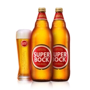 超级波克 葡萄牙原瓶进口啤酒1000ml*2瓶