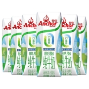 京东极速版：Anchor 安佳 脱脂牛奶 258g*6盒
