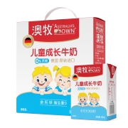 澳牧 儿童成长牛奶 200ml*12盒 0蔗糖版