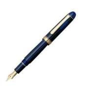 PLATINUM 白金 3776 Century世纪 PNB-15000 钢笔 14K 教堂蓝 EF 吸墨器