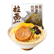PLUS会员：拉面说 豚骨叉烧拉面 骨汤味 216.8g*5件