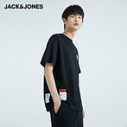 杰克琼斯 男士纯棉T恤 221201396