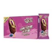 yili 伊利 巧乐兹经典巧恋果蓝莓酱巧克力脆皮口味雪糕冰淇淋冰激凌冷饮 75g*10支/盒（新老包装随机发货）