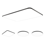 618预售：NVC Lighting 雷士照明 北欧超薄 遥控调光灯具套餐 极光 三室一厅449元包邮