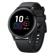 HONOR 荣耀 MagicWatch 2 智能手表 42mm 玛瑙黑橡胶表带（GPS、心率监测、血氧）