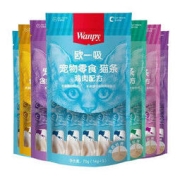 Wanpy 顽皮 猫条猫咪零食欧一吸成猫幼猫湿粮包猫咪流质零食布丁 混合口味70g*5包装/共25条
