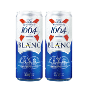 0点开始、有券的上、京东极速版：Kronenbourg 1664凯旋 白啤酒 小蓝罐 330ml*2罐