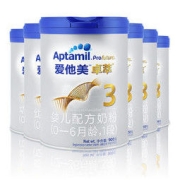 Aptamil 爱他美 卓萃幼儿配方奶粉（12—36月龄，3段） 900g*6罐