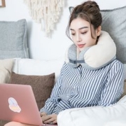 Mian 眠度 可水洗U型枕头