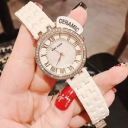 Anne Klein 安妮克莱因 AK/2130RGLP 女式施华洛世奇镶钻陶瓷手表