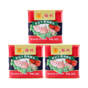 PLUS会员：MALING 梅林 优品午餐肉 340g*3罐*2件