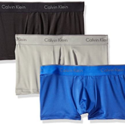 S码！CALVIN KLEIN 男士 超细纤维弹力低腰裤 多件装  到手119.87元