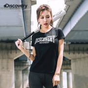 Discovery 白色t恤女夏季新款短袖运动休闲 DAJG8228223元（用优惠后）