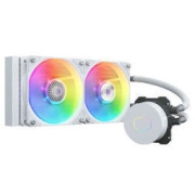 COOLER MASTER 酷冷至尊 冰神 B240 白色版 240mm 一体式水冷散热器 ARGB