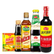 PLUS会员、亲子会员：海天生抽酱油+蚝油+料酒+调料酱油调味组合中华老字号