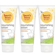 Burt's Bees 伯特小蜜蜂 宝宝原生滋养霜170g*3支  直邮含税到手￥141.02