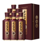 JINSHA 金沙 回沙酒 真实年份6 53度 酱香型白酒 500ml*6瓶 整箱装