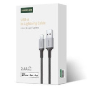 UGREEN 绿联 MFi认证 苹果数据线 Lightning充电线 1米 2.4A