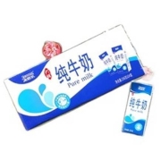 LESSON 来思尔 全脂纯牛奶 256g*24盒 *3件