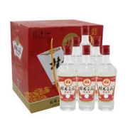GUILIN SANHUA 桂林三花 酒高度米香型白酒三星三花52度480ML粮食酒 6瓶装