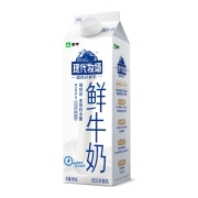 京东极速版、限地区：MENGNIU 蒙牛 现代牧场 鲜牛奶 屋顶包 960ml*6件
