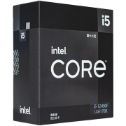 PLUS会员：intel 英特尔 酷睿 i5-12490F CPU处理器 盒装