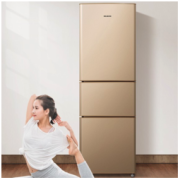 MELING 美菱 BCD-210L3CX 直冷三门冰箱 210L 玫瑰金