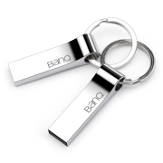 banq 64GB USB2.0 U盘 P9精品版 亮银色