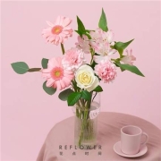天猫U先：花点时间 设计款花束 落日霞光