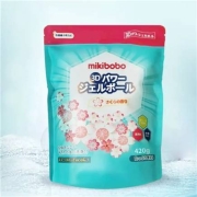 PLUS会员：mikibobo 日本品牌  洗衣凝珠 四合一洗衣液 420g/袋 共100颗
