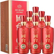GUOTAI 国台 国标 53度 酱香型白酒 500ml*6瓶 礼盒装