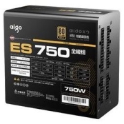 aigo 爱国者 额定750W 电竞ES750全模组电脑电源(五年质保/80Plus金牌认证）459元