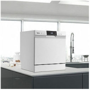 Midea 美的 WQP8-W3802H 台嵌两用洗碗机 8套 白色