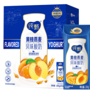 88VIP！MENGNIU 蒙牛 纯甄 燕麦黄桃口味酸奶 200g*10包