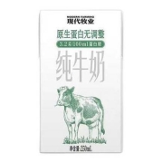 蒙牛集团 现代牧业（MODERN FARMING）纯牛奶 250ml×16盒  礼盒装
