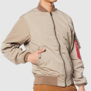 S码！Alpha Industries 阿尔法 L-2B 男士飞行员夹克 到手488.42元