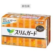 Kao 花王 Lauríer 乐而雅 S系列 超薄瞬吸量少日用无翼型卫生巾 17厘米 38片/包