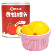 清甜适口！林家铺子 黄桃罐头糖水黄桃   300g*4罐