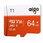 京东极速版：爱国者（aigo） TF（MicroSD）存储卡 T1高速版 64G