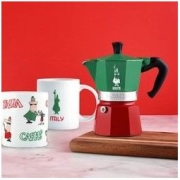 Bialetti 比乐蒂 纪念版 摩卡壶 3杯份 三色旗 英亚