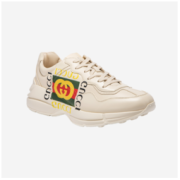 GUCCI 古驰 Rhyton系列 Gucci标识皮革休闲运动鞋500878 DRW00 9522