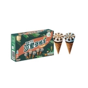 和路雪 迷你可爱多植享甜筒海盐焦糖+海盐椰子冰淇淋 21g*8支