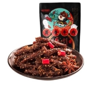 聚划算百亿补贴：Three Squirrels 三只松鼠 蜀香牛肉 100gx2袋