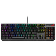 ASUS 华硕 游侠RX PBT版 机械键盘104键 黑色 红轴