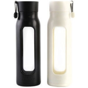LOCK&LOCK 乐扣乐扣 时尚娜姆杯隔热 套装两件LLG651S603（350ml*2）黑+白