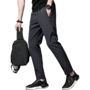 PLUS会员：七匹狼旗下SWJEANS  男士冰丝速干休闲裤