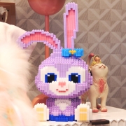 PLUS会员：萌小鹰 星黛露串联颗粒积木 23CM