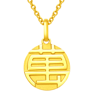 16日0点：CHOW TAI FOOK 周大福 女士足金圆牌吊坠 F221900 2.8g