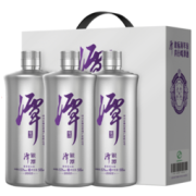 潭酒 银酱 2022版 53度 酱香型白酒 500ml*3 礼盒装
